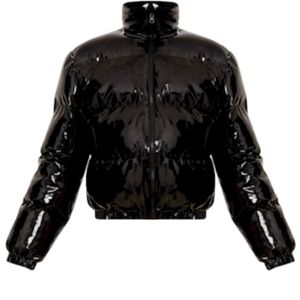 Puffer jacket from pretty little thing/black